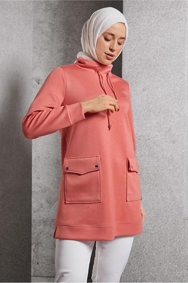 CEP DETAYLI EŞOFMAN TUNİK 45266 - 2