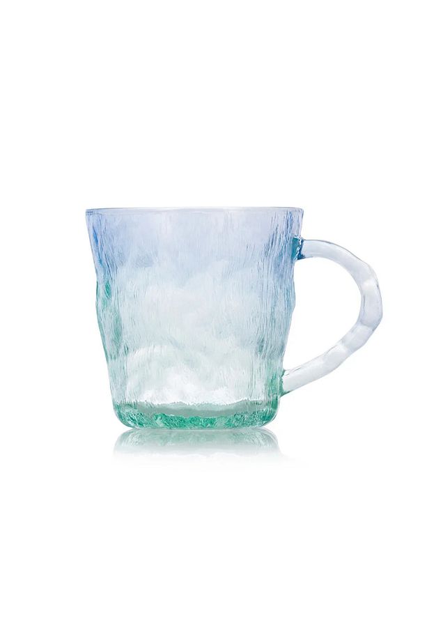 LCW HOME Mavi Desenli Cam Kupa Seti 2'li 300 Ml - 5