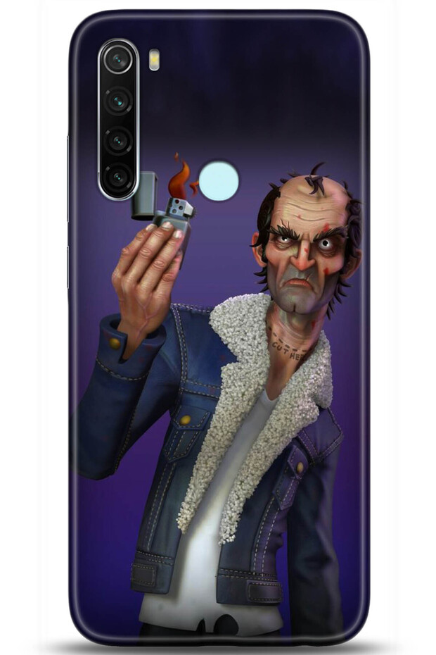 حافظة هاتف Xiaomi Redmi Note 8 مطبوعة بدقة HD - سلسلة Serenity 5038