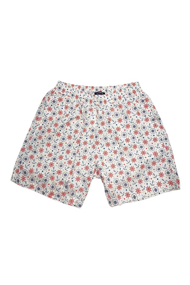 Men's Printed Three Pocket Quick Dry Swimwear Sea Shorts