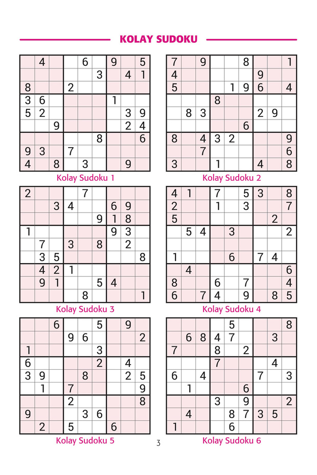 Bulmaca Sudoku 007 - 3
