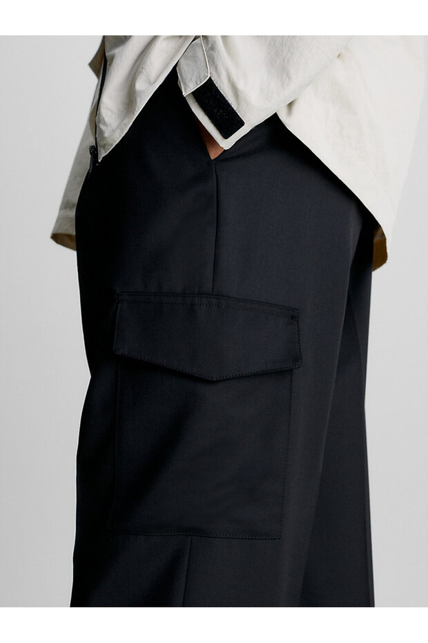 RICH TRAVEL WOOL CARGO PANTS - 5