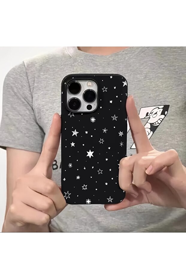 حافظة سوداء متوافقة مع هاتف iPhone 16 PRO ومضادة للصدمات - 4