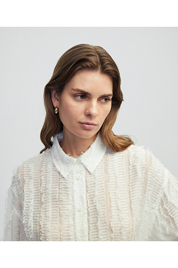 Püsküllü gömlek - 1