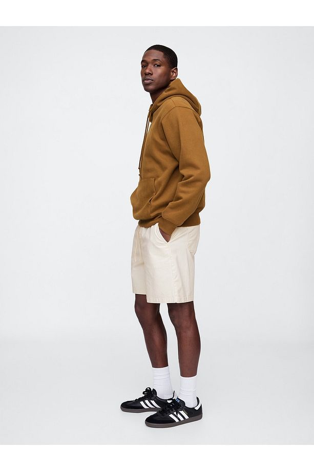 Erkek Bej Stretch Twill Şort - 4