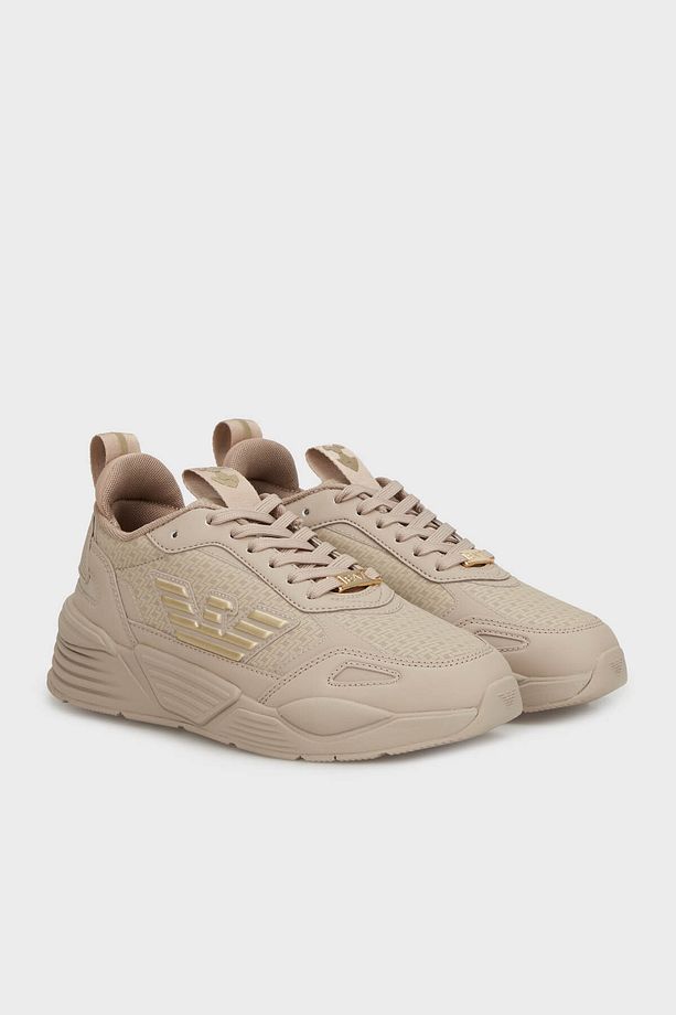 Logolu Gold Detaylı Kalın Taban Sneaker Ayakkabı Unisex AYAKKABI X8X221 XK437 R977 - 2