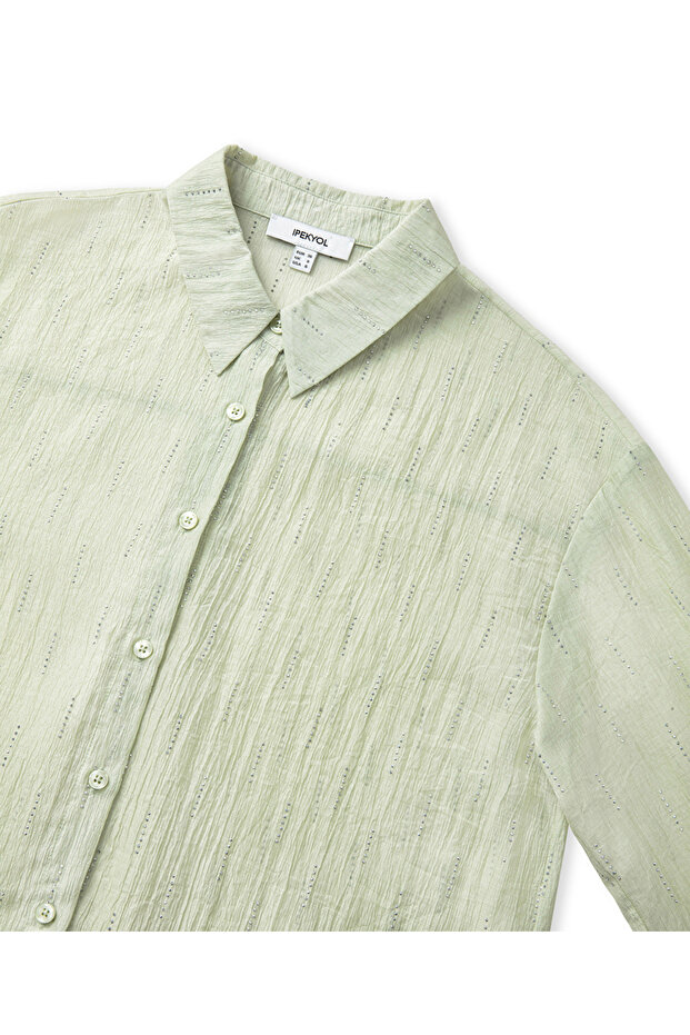 Hotfix baskılı gömlek - 4