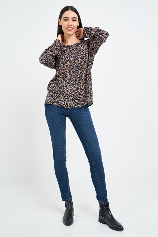 Camasa dama cu model floral - 8