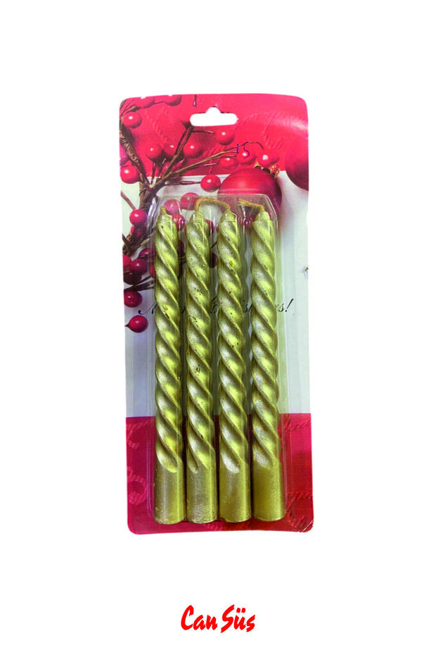 Dalgalı Model Mum 4'lü - 1