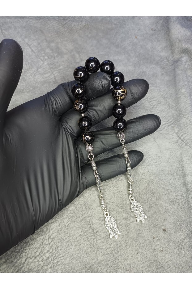Zaza Sallamalık High-End Embroidered Powder Amber Prayer Beads
