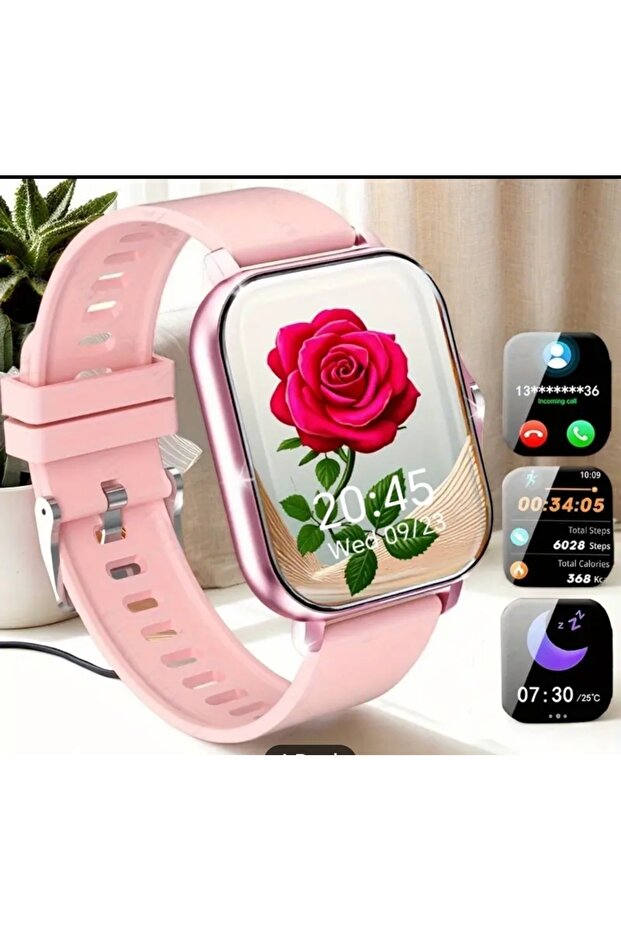 Akıllı saat Android ve ios a uyumlu(Bileklik hediyeli) - 1