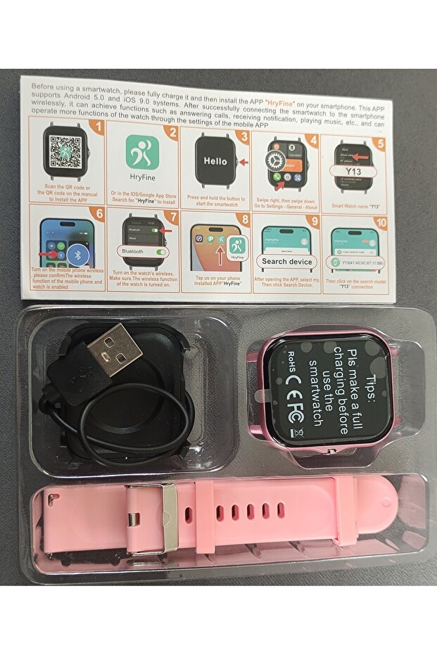 Akıllı saat Android ve ios a uyumlu(Bileklik hediyeli) - 3