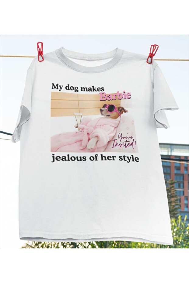 Oversize Cut Short Sleeve Printed T-Shirt