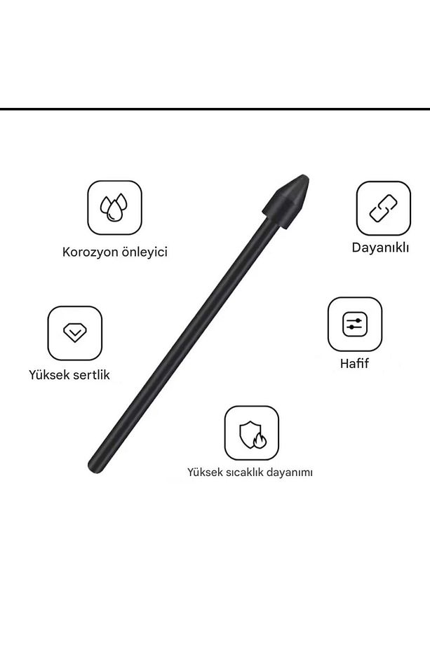 Samsung Galaxy Tab S8/S8 FE /S8 Ultra /S8 PLUS Yedek Kalem Ucu 5 Adet(Ekranı Kirletmez) S PEN UYUMLU - 2