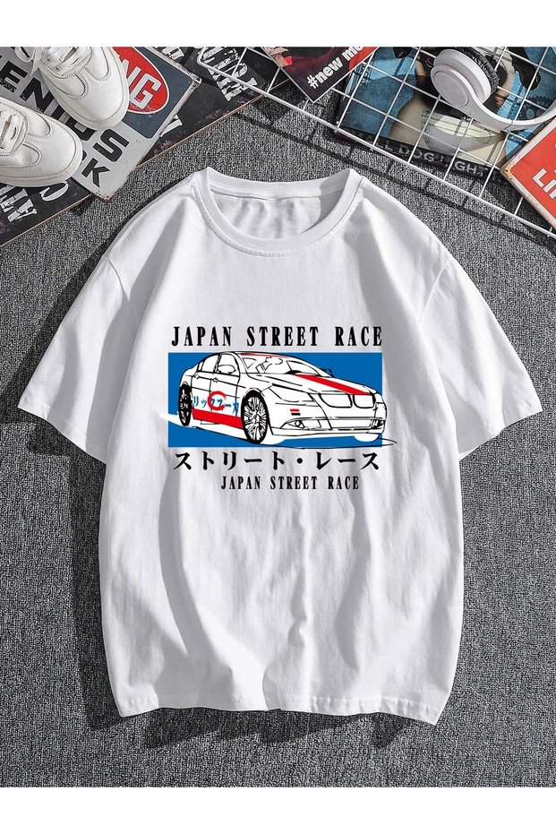 Oversize Cut Short Sleeve Printed T-Shirt