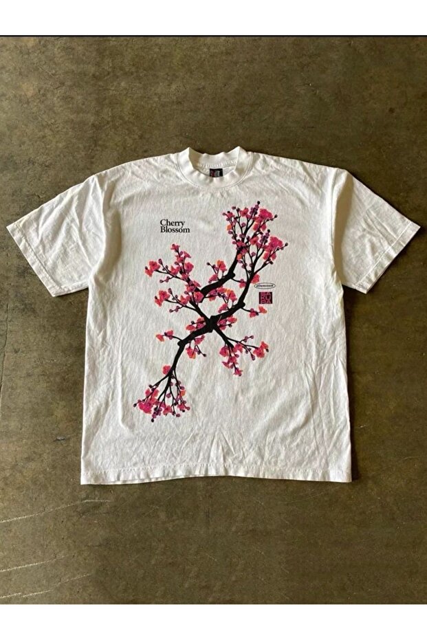 Oversize Cut Short Sleeve Printed T-Shirt