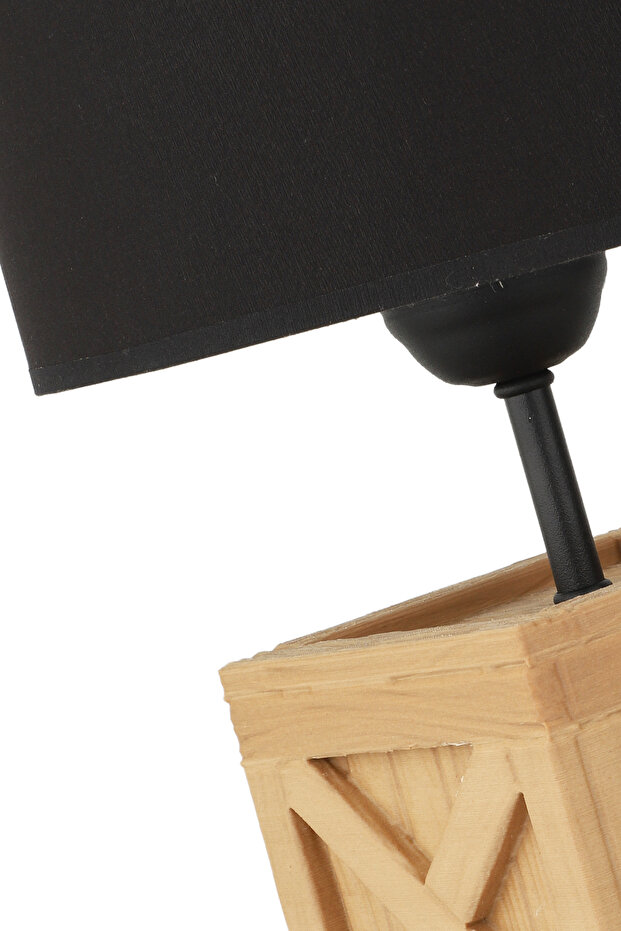 مصباح طاولة راني قبعة سوداء - 3