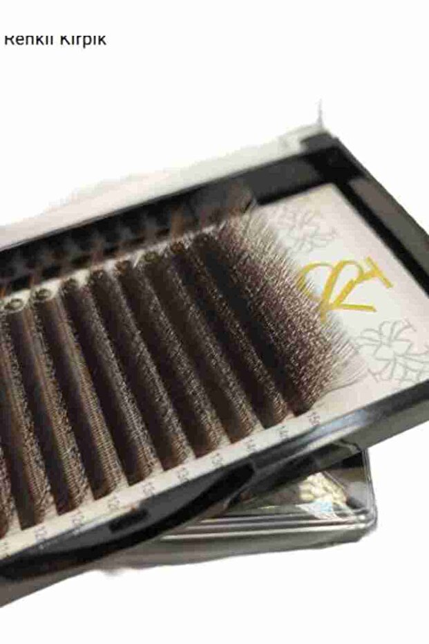 Renkli Kirpik , 0.07 Kalınlık , W 6P L Kıvrım , Mix 8-15 mm , Kahve , T&Y - 1