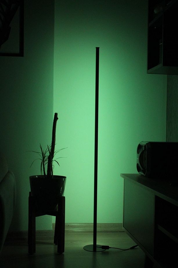 Köşe Dekoratif Led Lambader - Rgb Kumandalı 16 Renk Ayaklı Lambader - 4