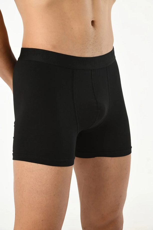 6 Adet Modal Erkek Streç Boxer %47 Pamuk %47 Modal %6 Likra - 4