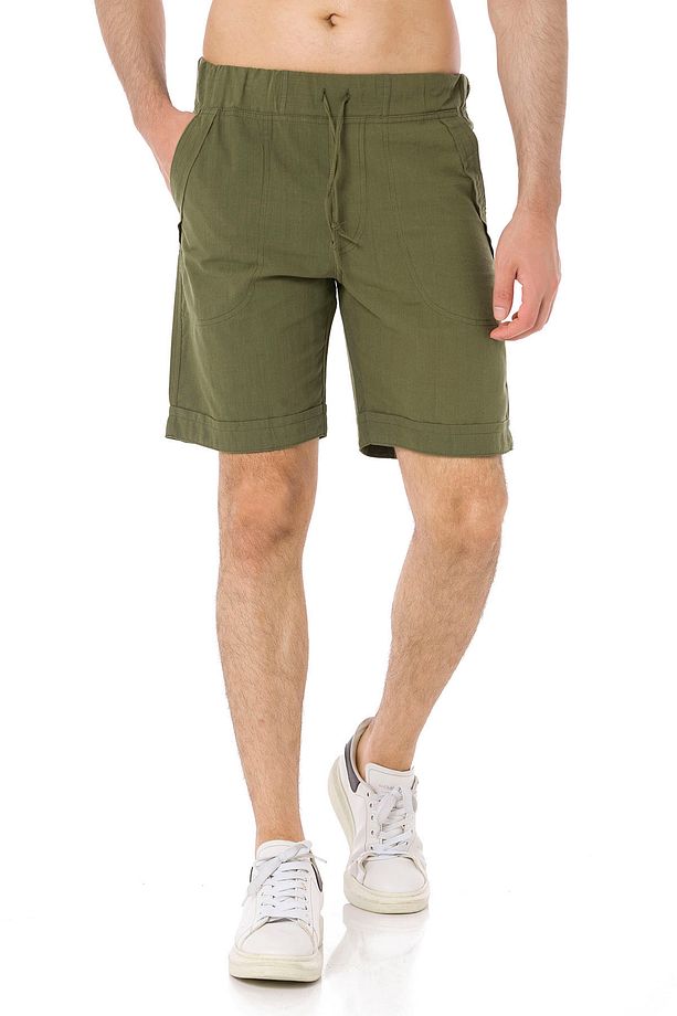 ERKEK KETEN BERMUDA ŞORT - 5010 - 3