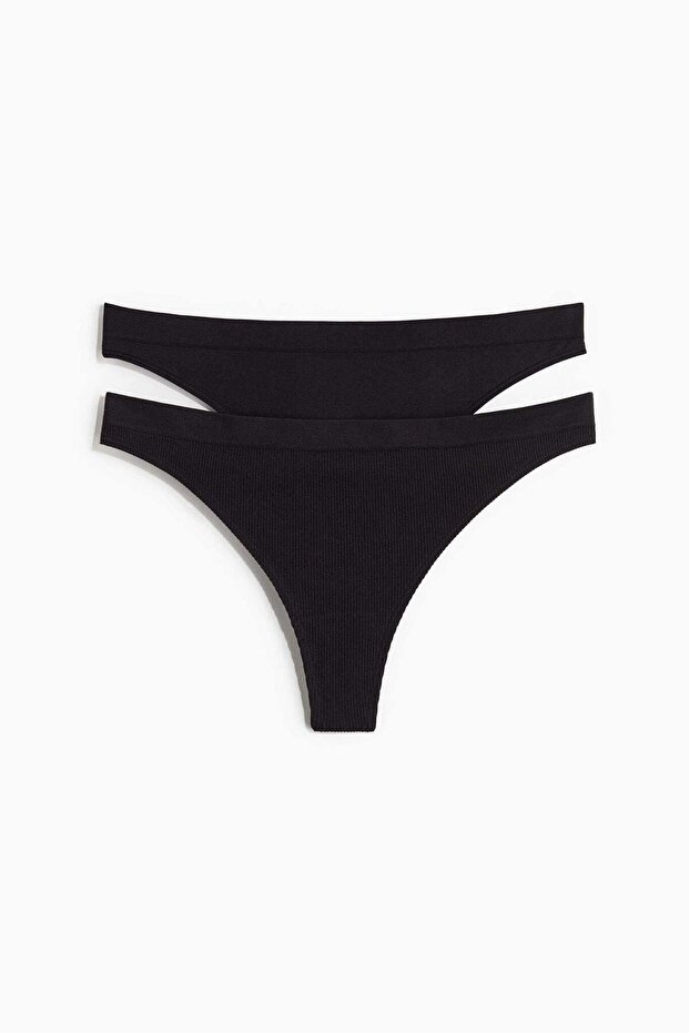 2-pack seamless thong briefs