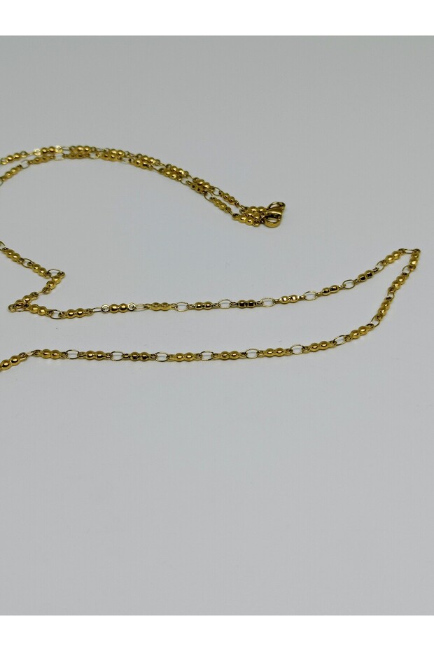 1. Grade Quality 316L Surgical Steel Women's Men's Long Necklace, Chain Model 70 cm No 179