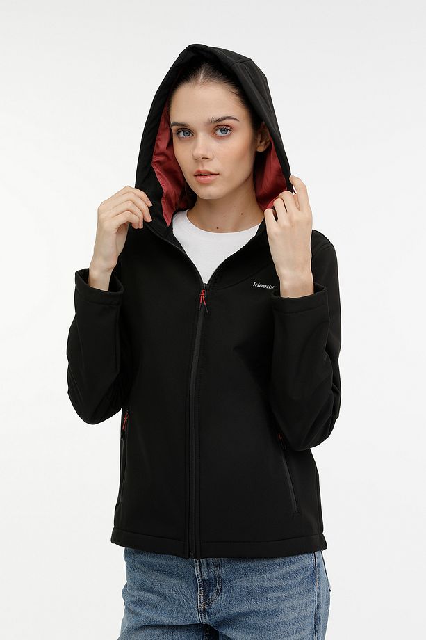 WB BASIC 5GF748 3PR Siyah Kadın Softshell - 6