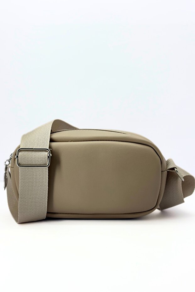 Mink Single Zipper Compartment Adjustable Cross Strap Women's Mini Urban Shoulder Bag