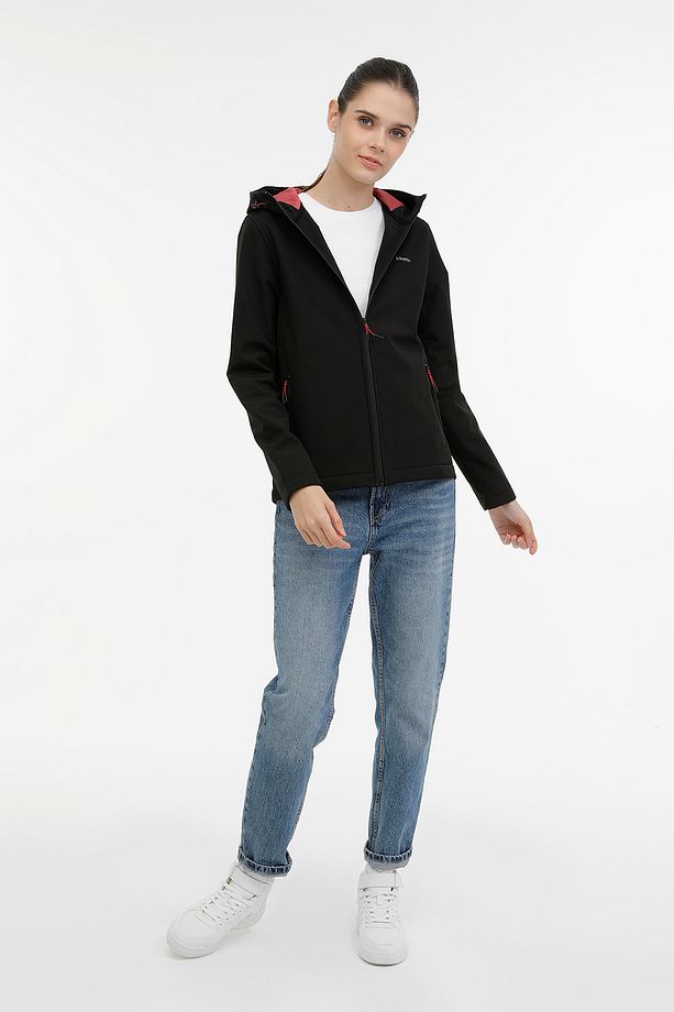 WB BASIC 5GF748 3PR Siyah Kadın Softshell - 7