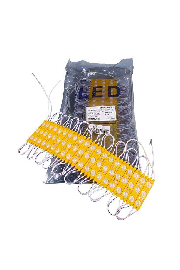 Modül Led Mercekli 1.2 Watt 12v - Amber Renk - 3