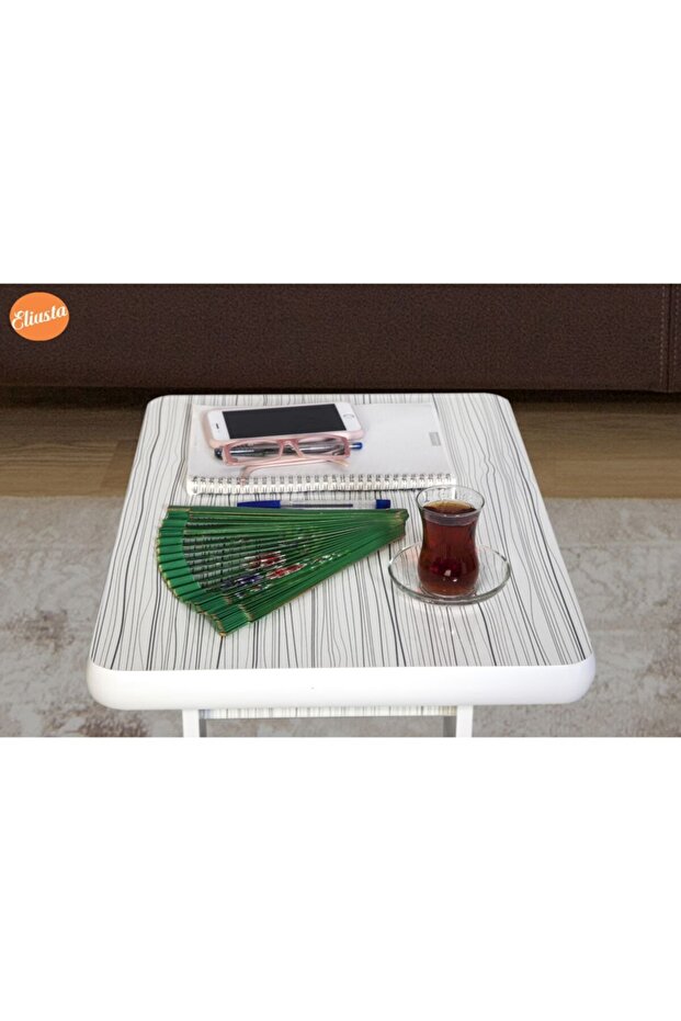 Tekerlekli  Mdf C Yan Sehpa - 3