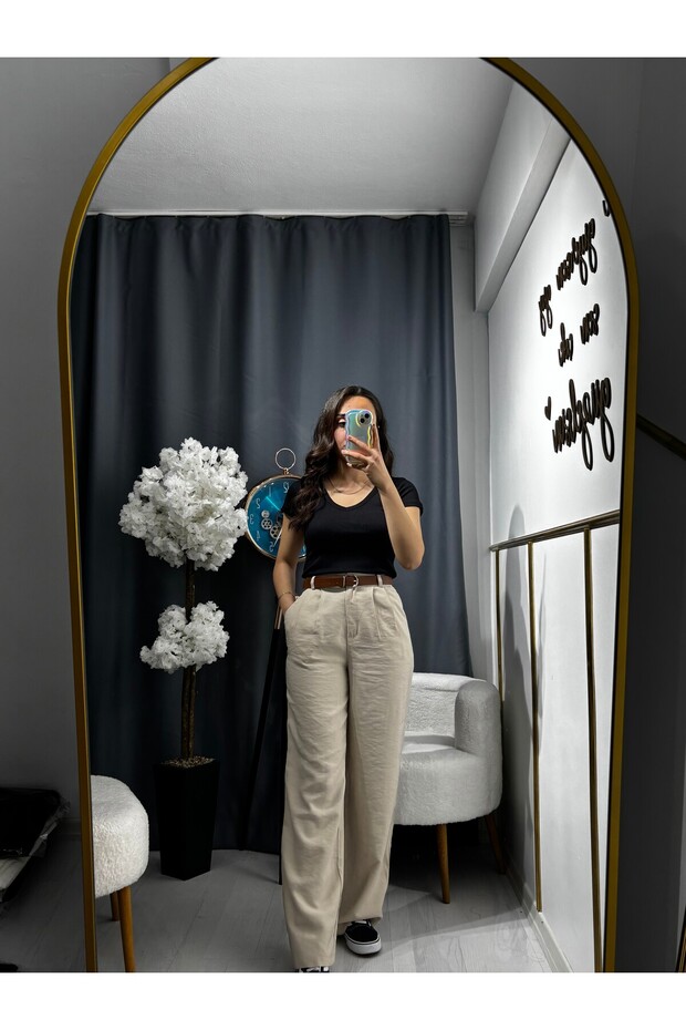 KEMERLİ PANTALON - 3