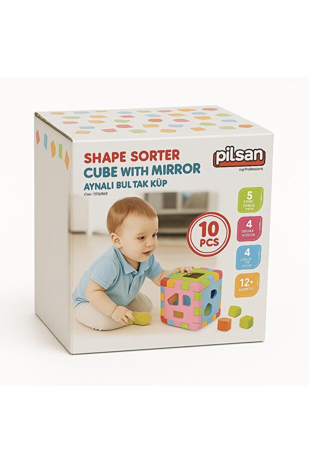 مكعب البحث والتنقيط مع مرآة مطور ذكاء الطفل - 5