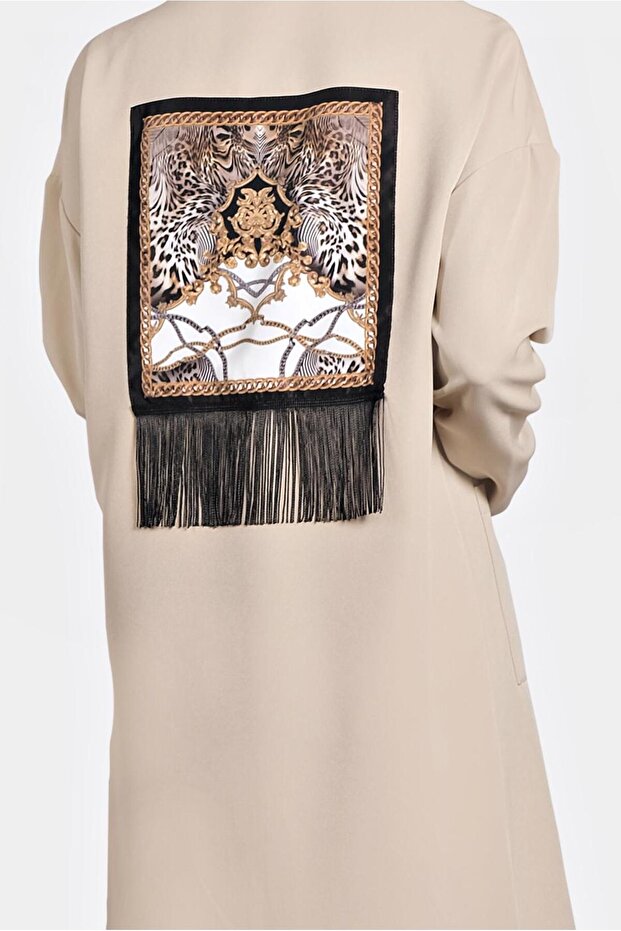40113 Model Printed and Buttoned Tunic - 4