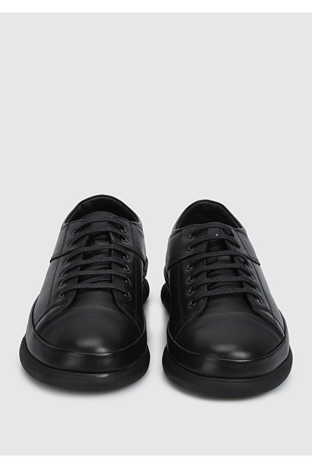 Siyah Deri Erkek Ayakkabı - 3