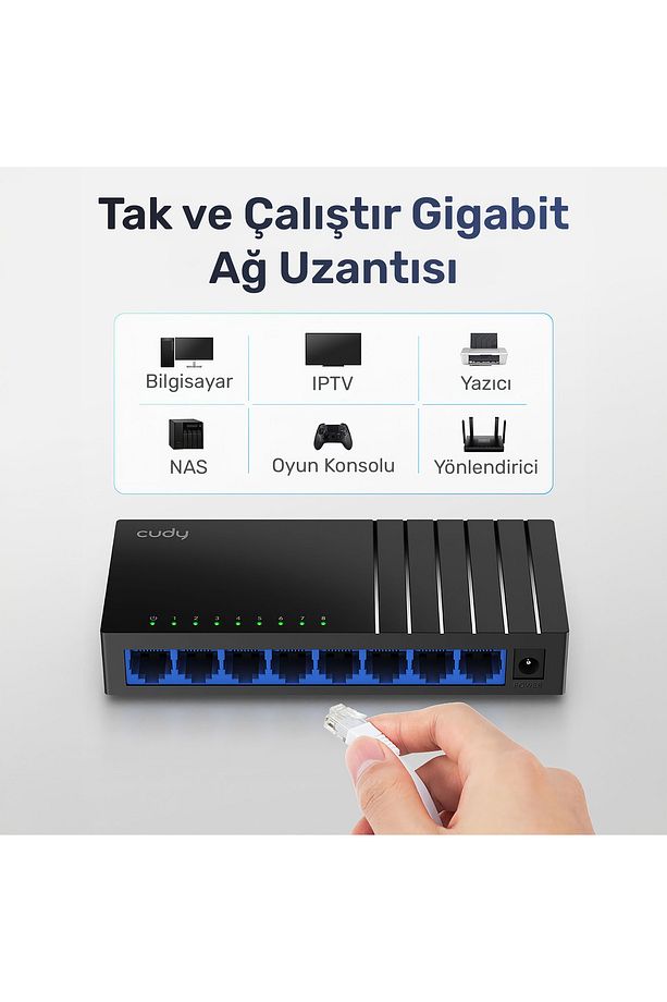 Gs108d 10/100/1000m 8 Port Gigabit Switch - 3
