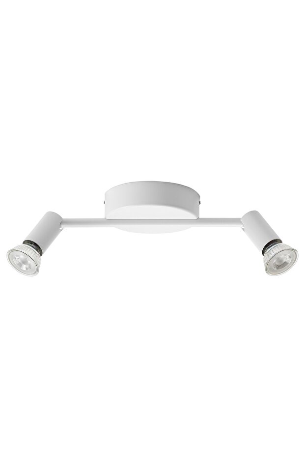 KRUSNATE Ceiling Spotlight 2-Spot White 30x13x9 cm Adjustable IKEA