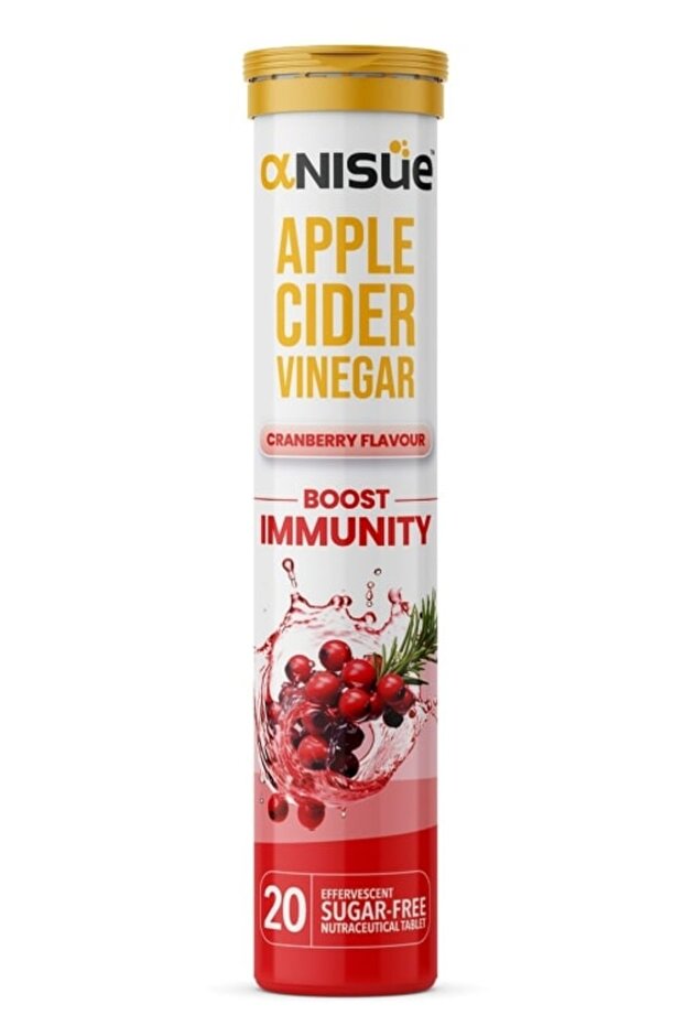 APPLE CIDER VINIGER - CRANBERRY FLAVOUR EFFER TAB 20S