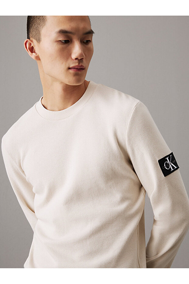 BADGE WAFFLE LS TEE - 3