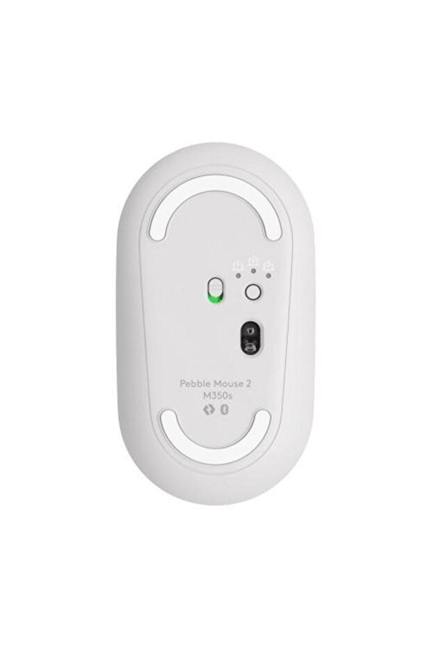 Mouse wireless Logitech Pebble 2 M350s, bluetooth, dongleless, Alb - 5