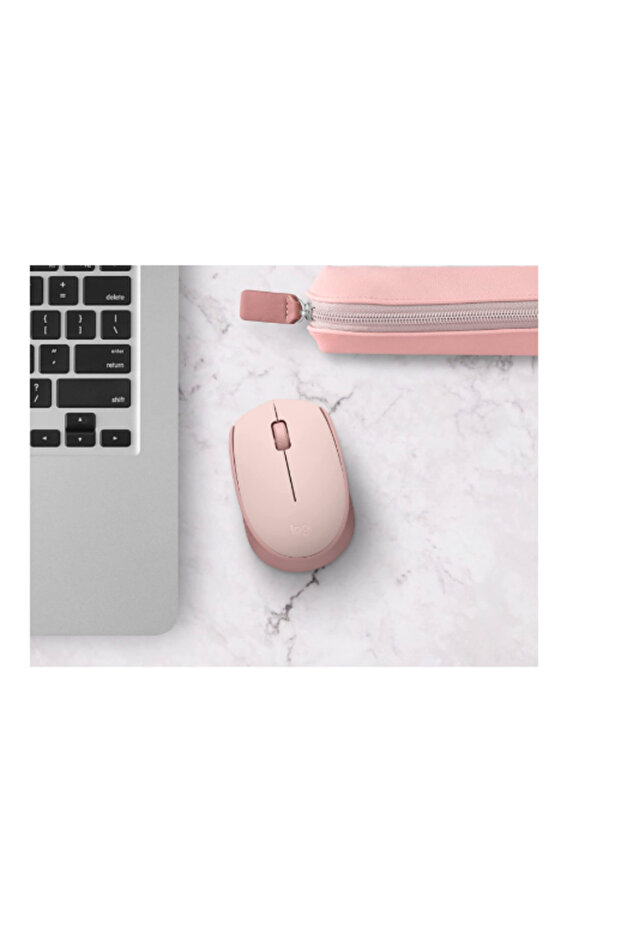 Mouse wireless Logitech M171, USB, 1000 DPI (Roz) - 4