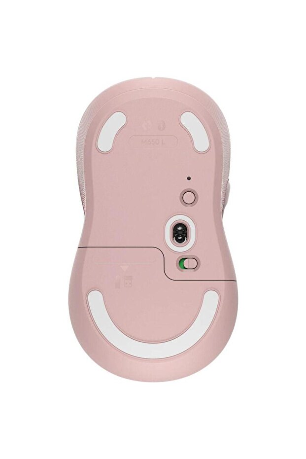 Logitech Signature M650 L Left Wireless Mouse, Bluetooth/USB, recommended for left-handed users (Pink) - 5