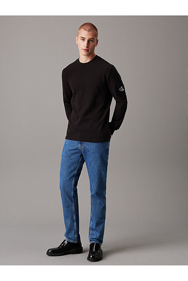 BADGE WAFFLE LS TEE - 4