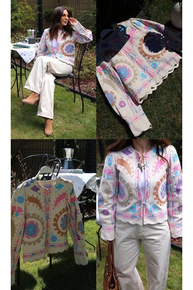 İŞLEMELİ CEKET - 2