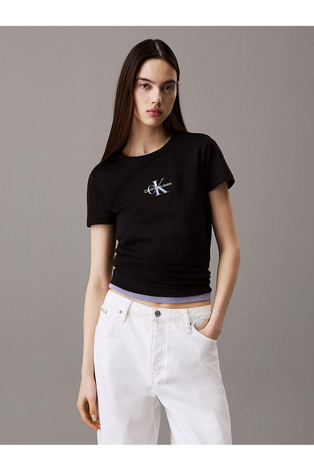 Kadın Gradient Monologo T-shirt - 1