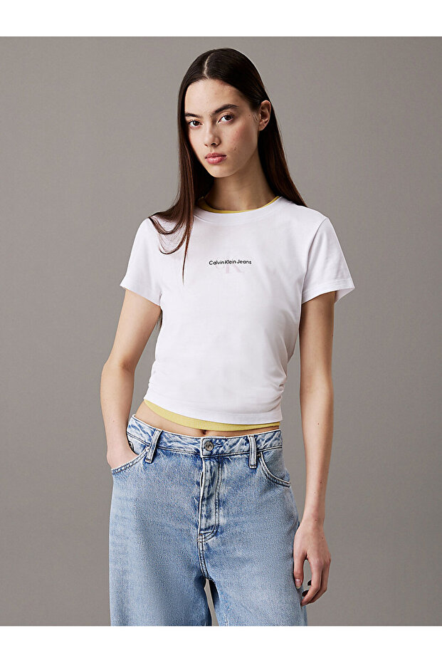 Kadın Gradient Monologo T-shirt - 1