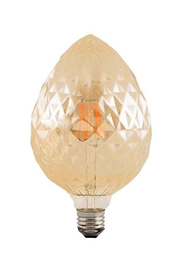 4W 220-240V E27 2200K G95 LED RUSTIK AMPUL - 1