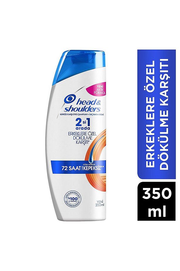 Head & Shoulders 350 Ml. 2-1 Erkeklere Özel Dökülme Karşıtı Şampuan 72 Saat Kepeksiz - 1