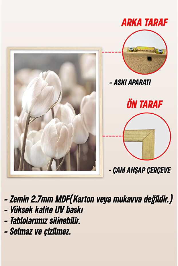 Ahşap Çerçeveli Mdf Tek Tablo Tarla ve Hasat Serisi (KENDİ TABLO SETİNİZİ OLUŞTURACAĞINIZ LİSTE) - 4